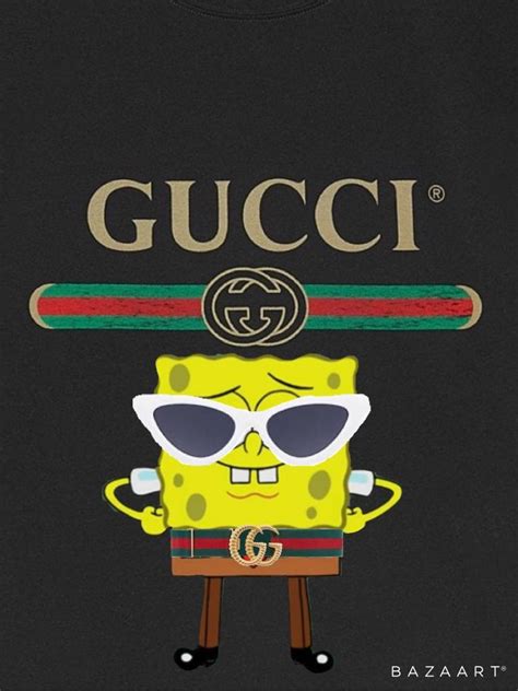 spongebob wearing gucci|who snitch on spongebob.